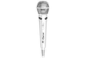 Караоке Bluetooth тонколона с микрофон, бяла - 4