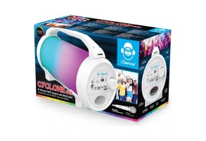 Караоке Bluetooth тонколона с микрофон, бяла - 5