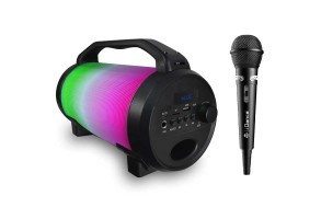 Караоке Bluetooth тонколона с микрофон, черна