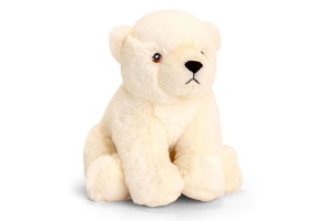 Keel eco, Плюшена играчка, Полярна мечка, 18 см, Keel Toys