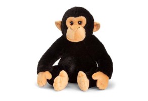 Keel Toys, Шимпанзе, плюшена екологична играчка от серията Keeleco, 25 см