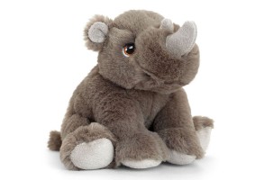 Keeleco, Екологична играчка, Носорог, 25 см, Keel Toys