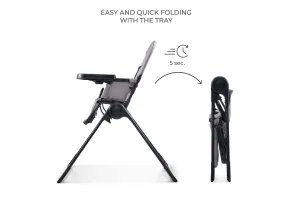 Kinderkraft BINCI столче за хранене GREY - 6