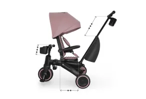 KinderKraft JAZZ 3 сгъваема триколка РОЗОВА - 10