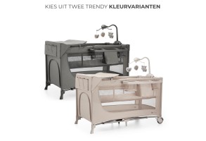 Kinderkraft JOY FULL 2 бебешка кошара с аксесоаври DARK GREY - 4