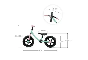 Kinderkraft колело за баланс 2WAY NEXT OFFROAD CANDY MINT - 4