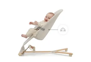 KinderKraft MIMI шезлонг ДЪРВЕНО/БЕЖОВ