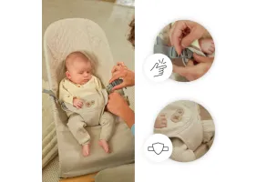 KinderKraft MIMI шезлонг ДЪРВЕНО/БЕЖОВ - 7