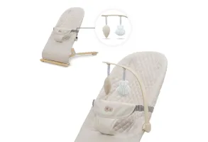 KinderKraft MIMI шезлонг ДЪРВЕНО/БЕЖОВ - 3