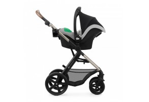 KinderKraft MOOV 2 бебешка количка 3в1 MOONLIGHT GREY - 9