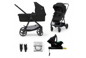 Kinderkraft NEWLY бебешка количка 4в1 CLASSIC BLACK