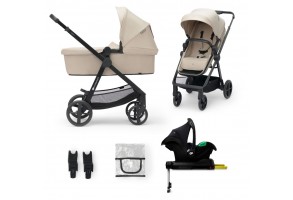 Kinderkraft NEWLY бебешка количка 4в1 SAND BEIGE