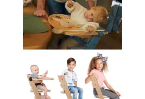 Детско столче за хранене + възглавница KinderKraft ENOCK Nordic Breeze - 4