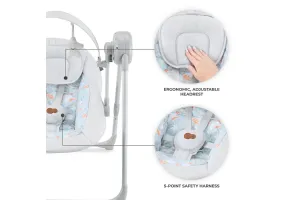 Бебешка люлка Kinderkraft SWINGEE сива - 7