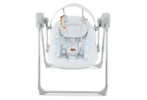 Бебешка люлка Kinderkraft SWINGEE сива