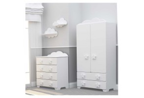Комод с 4 чекмеджета Bambino Casa Stelle Grandi Felici - 7