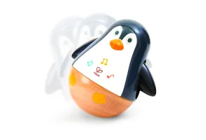 Комплект бебешки дрънкалки, Hape, Семейство пингвини - 4