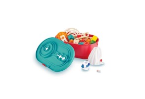 Комплект дървена писта с топчета, Hape Quadrilla, 90 части - 4