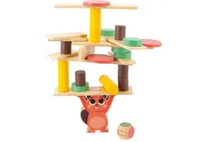 Комплект дървени игри Janod - Супер Бобър - 2