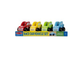 Комплект дървени състезателни колички Melissa and Doug - 2