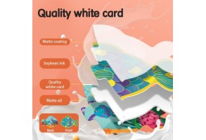 Комплект пъзели Deli Genius EH746, 5+ години, - 3 бр, 359 части общо, луминисцентен ефект, в куфар - 7