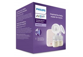 Комплект с двойна ел. помпа за кърма Natural Motion Philips AVENT + 2 бр. шишета + аксесоари за кърмене - 9