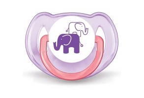 Комплект с шише Natural Philips AVENT, 260 мл + 2 залъгалки + щипка, розово - 2