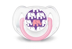 Комплект с шише Natural Philips AVENT, 260 мл + 2 залъгалки + щипка, розово - 4