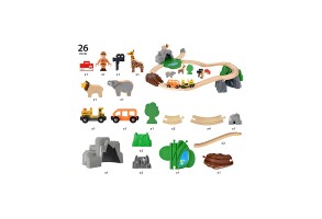 Комплект влакче и релси Safari adventure - 3