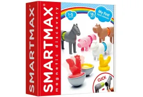 Конструктор SmartMax - Животните от фермата, магнитен - 3