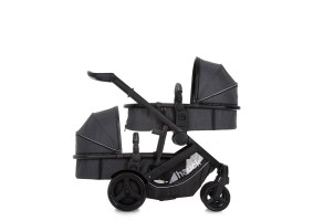 Кош за новородено Hauck Duett 3 Melange Charcoal - 4