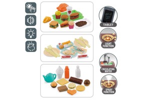 Кухня с пара и течаща вода, светлини и звуци 99 ч. - 2