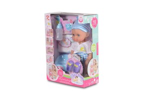 Кукла Moni, пишкаща, 31 см, 8265, многоцветен, 3 години+ - 2
