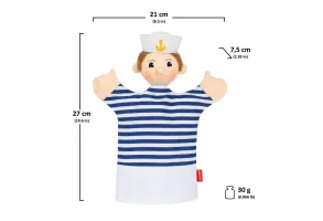Кукла за театър Моряк, 27 см. - 3