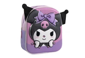 KUROMI 3D малка раница с апликация