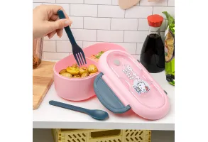 Кутия за храна Hello Kitty Bento с прибори - 4