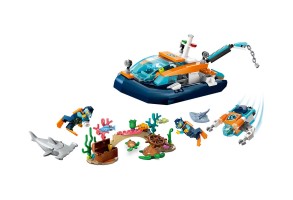 LEGO City 60377 - Изследователска лодка за гмуркане - 4