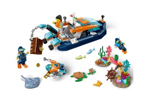 LEGO City 60377 - Изследователска лодка за гмуркане - 6