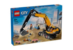 LEGO City 60420 - Жълт строителен екскаватор