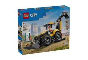 LEGO City 60480 - Жълт багер със задна лопата