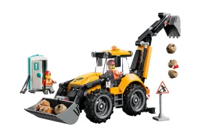 LEGO City 60480 - Жълт багер със задна лопата - 3