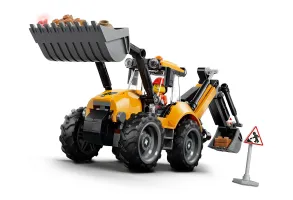 LEGO City 60480 - Жълт багер със задна лопата - 5