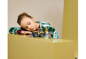LEGO City 60480 - Жълт багер със задна лопата - 10