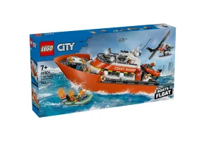 LEGO City 60504 - Спасителен катер и хеликоптер на бреговата охрана