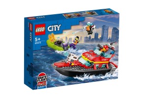 LEGO City Fire 60373 - Пожарникарска спасителна лодка