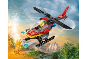 LEGO City Fire 60411 - Спасителен пожарникарски хеликоптер - 4