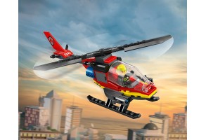 LEGO City Fire 60411 - Спасителен пожарникарски хеликоптер - 6