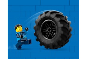 LEGO City Great Vehicles 60402 - Син камион чудовище - 5