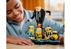 LEGO Despicable Me 4 75582 - Гру и миньони от тухлички - 5