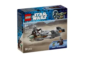 LEGO Star Wars 75436 - Мотоциклетът на мандалореца и Грогу